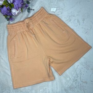 NWT Agolde Sherbert Boxing Fleece Shorts